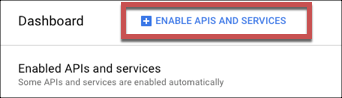 Enable APIs