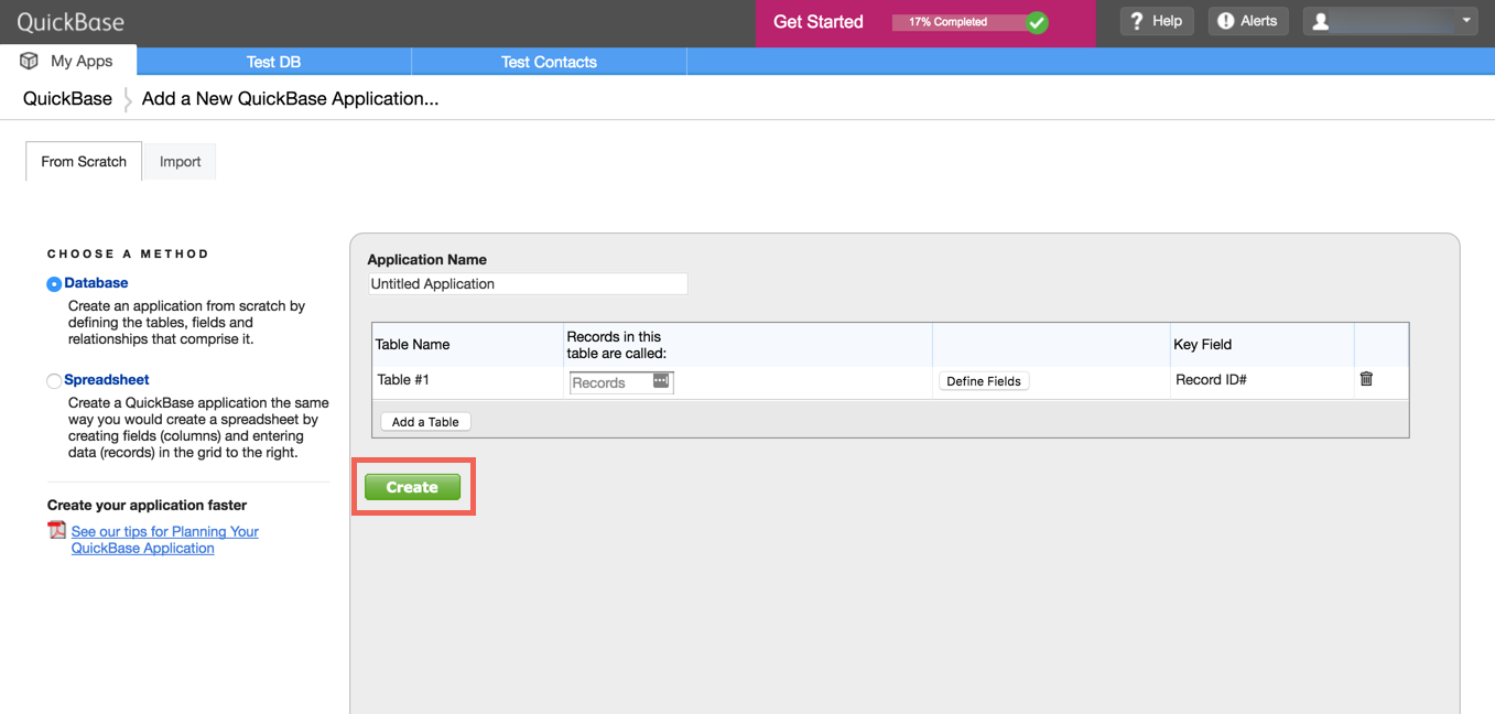 QuickBase Connected App step 3