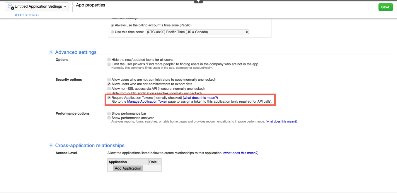 QuickBase Connected App step 6