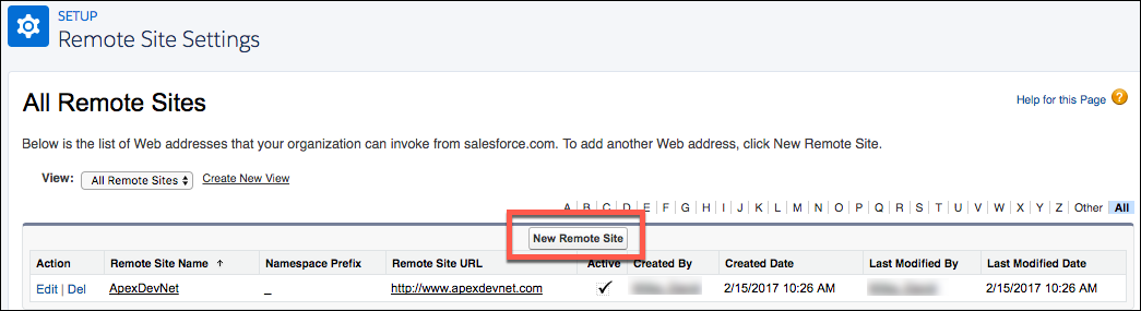 Salesforce Webhook step 2