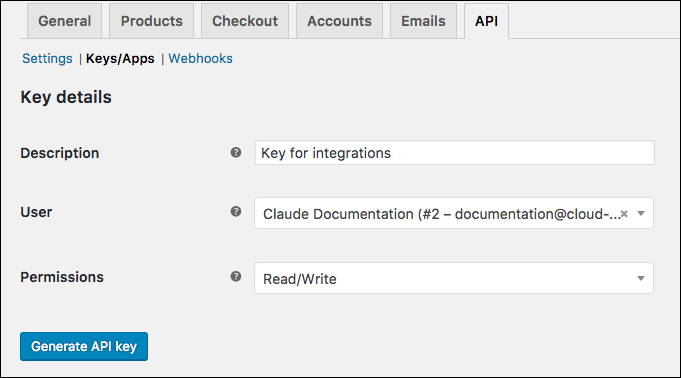 Key Setup