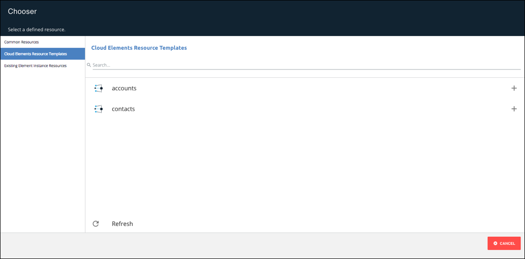 Cloud Elements Resource Template