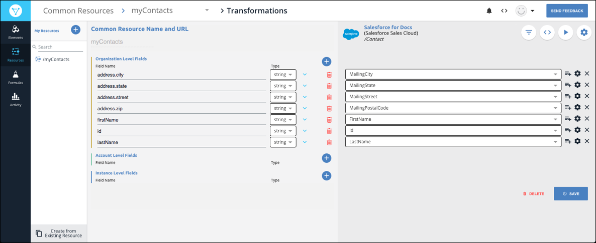 Transformations Page