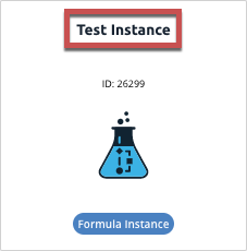 Formula Instance ID