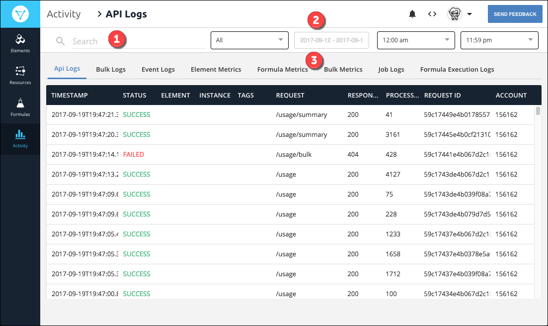 Activity Page