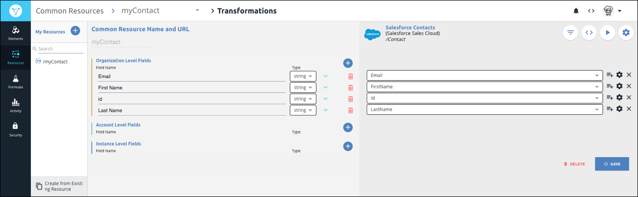 Salesforce Mapping